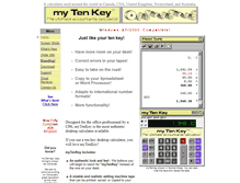 Tablet Screenshot of mytenkey.com